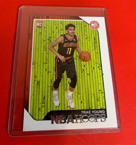 trae young nba hoops rookie card